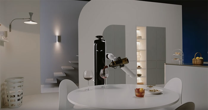 Tecnovino innovaciones para vino CES 2021 Samsung robot vino