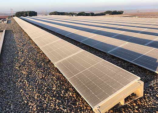 Tecnovino energías renovables González Byass Beronia Rueda fotovoltaica