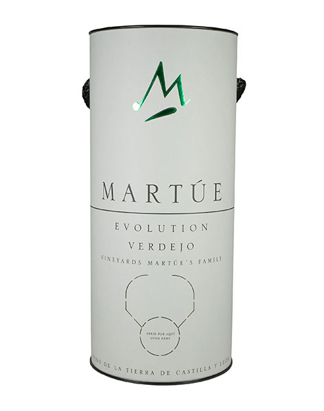 Tecnovino envase sostenible vinos Martue Evolution Bodegas Martue blanco