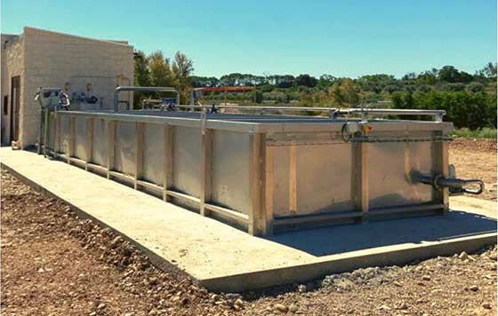 Tecnovino estación depuradora de aguas residuales Aema detalle