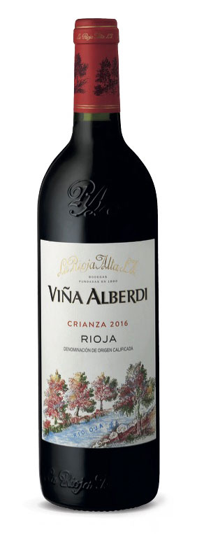 Tecnovino Vina Alberdi Crianza 2016 La Rioja Alta botella