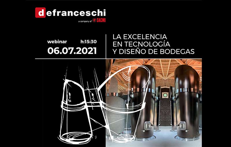 Tecnovino webinar diseno de bodegas Defranceschi Sacmi detalle