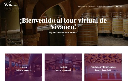 Tecnovino tour virtual Vivanco