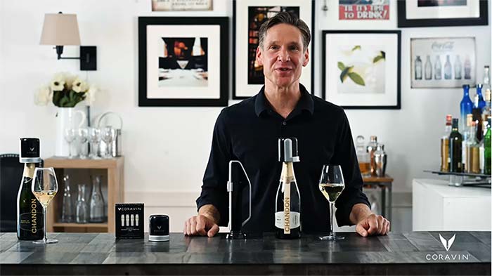 Tecnovino Coravin Sparkling Greg Lambrecht