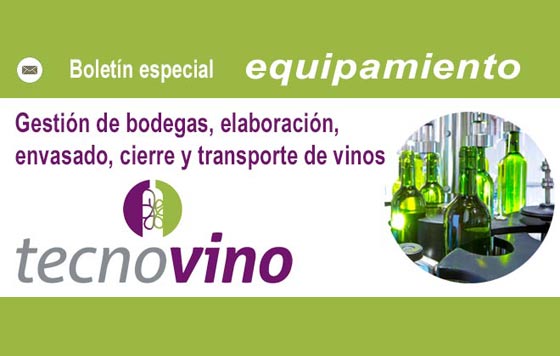 Tecnovino header especial elaboración envasado cierre y transporte de vinos