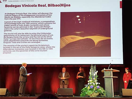 Tecnovino premios de enoturismo Best Of 2022 Vinícola Real