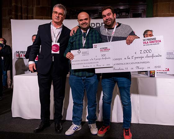 Tecnovino 14 Premio Vila Viniteca de Cata por Parejas segundo puesto