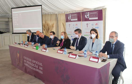 Tecnovino enólogos de Castilla-La Mancha congreso COECLM mesa