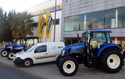 Tecnovino Tajada Barrio concesionario oficial New Holland detalle