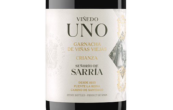 Tecnovino Viñedo Uno de Señorío de Sarría etiqueta