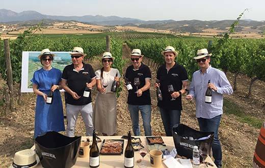 Tecnovino vinos de la Sonsierra Navarra Marco Real viñedo equipo