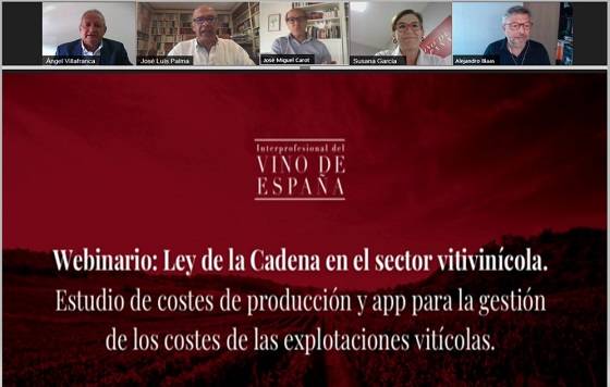 Tecnovino webinario OIVE Ley de Cadena Alimentaria nuevos costes uva agosto 2022