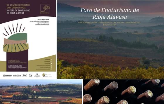 Tecnovino- XII Foro de Enoturismo Rioja Alavesa, cartel