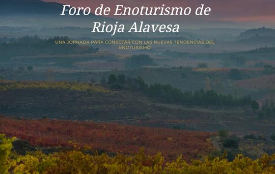 Tecnovino- XII Foro de Enoturismo Rioja Alavesa, cartel