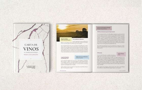 Tecnovino- 'Carta de vinos en tiempos de pandemia. Riojas con corazón', el nuevo libro de la Asociación Cultural Sumilleres de La Rioja, libro