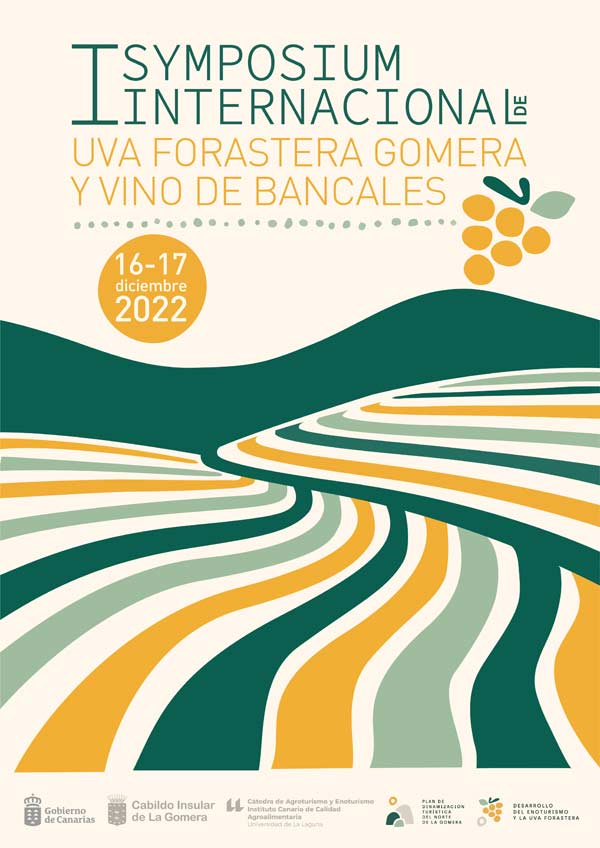 Tecnovino Symposium Internacional de Uva Forastera Gomera y Vino de Bancales cartel