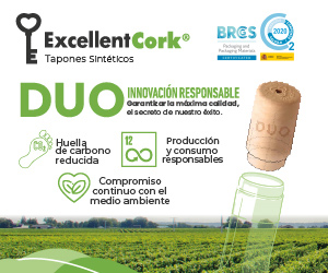 Excellent Cork, tapones sintéticos para vino y espirituosos: serie DUO innovación responsable.