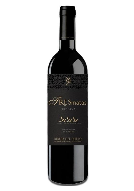 Tecnovino- TresMatas Reserva 2018 vino de Bodegas Vega de Yuso, etiqueta