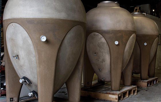 Tecnovino deposito de cemento para vino Amphora Sonoma by SAS 2