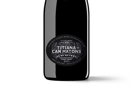 Tecnovino Titiana de Can Matons Vi de Guarda 2013 etiqueta