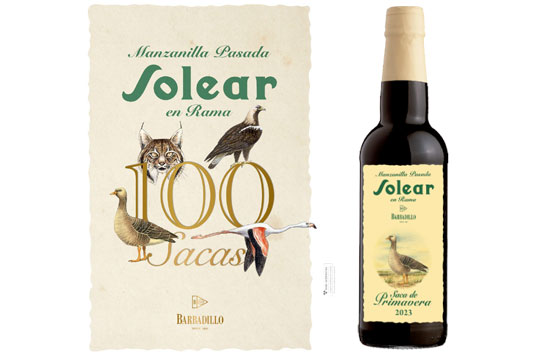 Tecnovino- Exposición de las 100 sacas de Manzanilla Solear Pasada en Rama en Bodegas Barbadillo