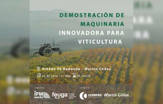 Tecnovino- Feuga y H2020 IPMwork organizan una jornada de demostración de maquinaria vitivinícola