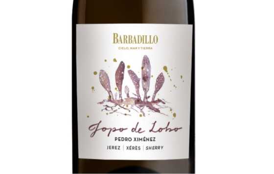 Tecnovino- Bodegas Barbadillo, Jopo de Lobo, Pedro Ximénez, etiqueta