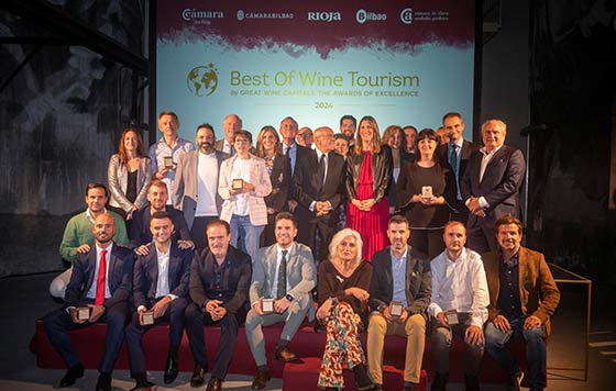 Tecnovino Best Of Wine Tourism Bilbao-Rioja 2024 ganadores