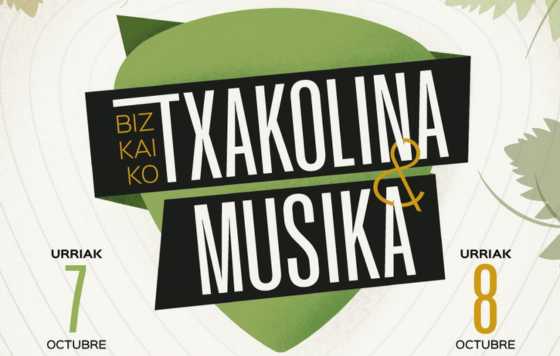 Tecnovino-Bizkaiko Txakolina & Musika, festival, cartel