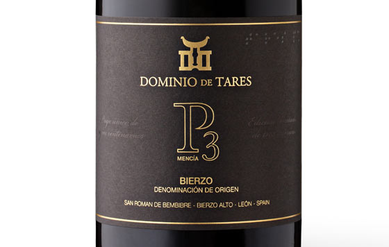 Tecnovino Dominio de Tares P3 etiqueta