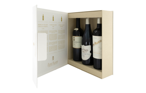 Tecnovino- Colección de 3 vinos históricos de Cosme Palacio, Entrecanales Domecq e Hijos