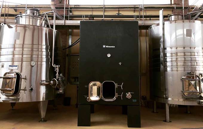 Tecnovino hormigón crianza fermentación vino Winecrete 30hl