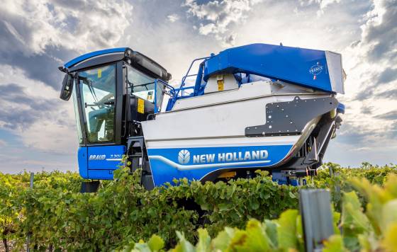 Tecnovino- vendimiadoras Braud de New Holland