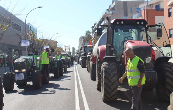 Tecnovino protestas agricultores tractores
