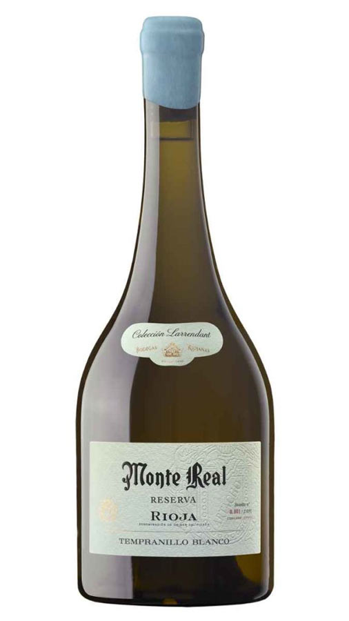 Tecnovino- Monte Real Colección Larrendant Tempranillo Blanco Reserva, Bodegas Riojanas