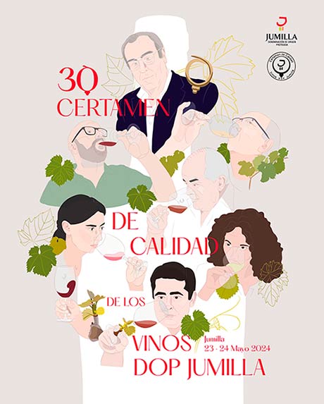 Tecnovino- cartel 30 Certamen de Calidad de los Vinos DOP Jumilla