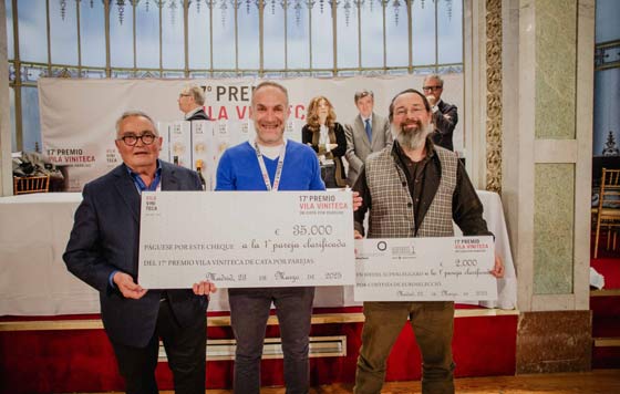 Tecnovino- 17 Premio Vila Viniteca de Cata Por Parejas, ganadores primer premio
