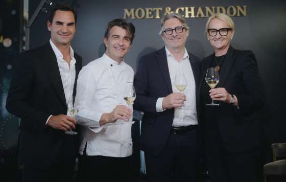 Tecnovino- Maison Moët & Chandon The Legacy Case Roger Federer y Benoît Gouez