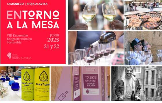 Tecnovino- encuentro enogastronomico sostenible Rioja Alavesa, entorno a la mesa