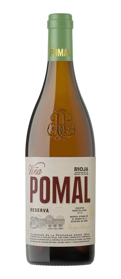 Tecnovino- Viña Pomal Blanco Reserva 2019, botella