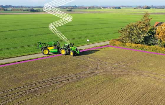 Tecnovino, Wireless transfer of application data, John Deere