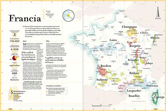 Tecnovino - libro La carta de vinos por favor Nuevo atlas de las regiones vinícolas del mundo, Francia