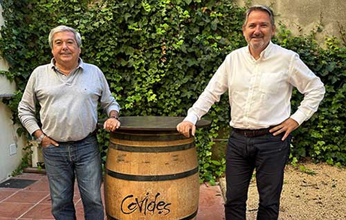 Tecnovino- Covides: Ros Caso y Ricard Gil, director general entrante y saliente