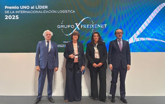 Tecnovino, Grupo Freixenet, premio uno al lider de la internacionalización logística 2025