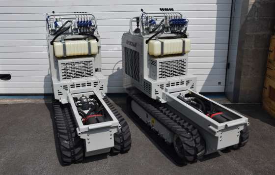 Tecnovino- Rampicar R70.4-T: el portaherramientas de Rotair para viñedos estrechos