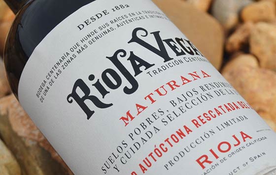 Tecnovino- vino Rioja Vega Maturana 2021 etiqueta