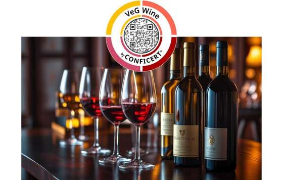 Tecnovino- VeG Wine, el sello que verifica que el vino es 100% vegano, CONFICERT