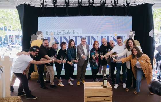 Tecnovino- segunda edición del Txin Txin Fest, evento txakoli Bilbao