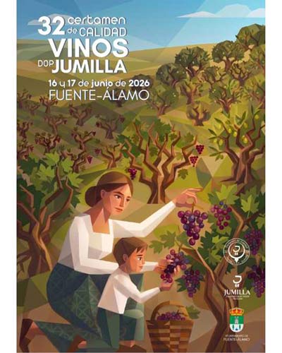 Tecnovino- 32 Certamen de Calidad Vinos DOP Jumilla, cartel