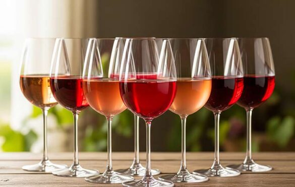 Tecnovino- DÍa Mundial del Vino Rosado, 11 junio, copas